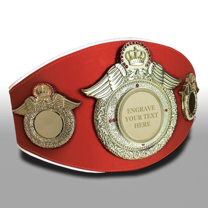CHAMPIONSHIP BELT PROWING/G/ENGRAVE - AVAILABLE IN 6+ COLOURS